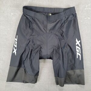 XGC Mens Padded Cycling Shorts XL Black Bike Wear Compression Spandex Athletic